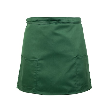 Monarch Mariposa Half-Bistro Apron 18x30 Hunter Green (12pk) BISTROHLF-HGR